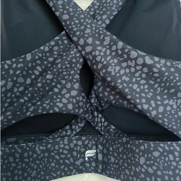 Fabletics Gray & Black No-Bounce High Impact Sports Bra Size S (See Description) - Picture 5 of 8
